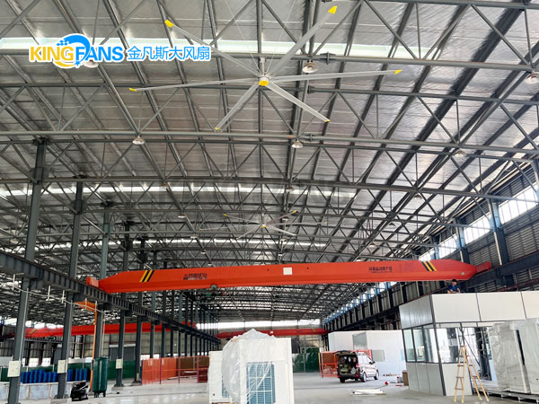 工業(yè)大風(fēng)扇降低玻璃生產(chǎn)車(chē)間能耗